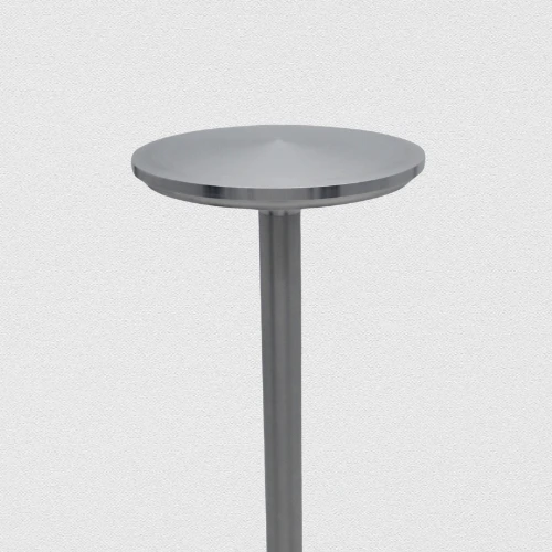 Mushroom Mini (édition en cours) (5W, 1800K, Diffusant, Dimmable on remote power supply, Aluminium, Thermolaquage RAL au choix, IRC 80, Encastré de sol)