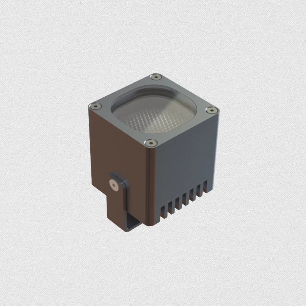 PULSA 70 (6W, 1800K, 12°, Dimmable on remote power supply, Thermolaquage RAL au choix, IRC 90)